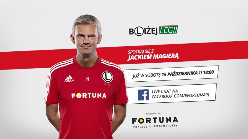 News: Jacek Magiera spotka się z kibicami w ramach cyklu „B(L)iżej Legii”