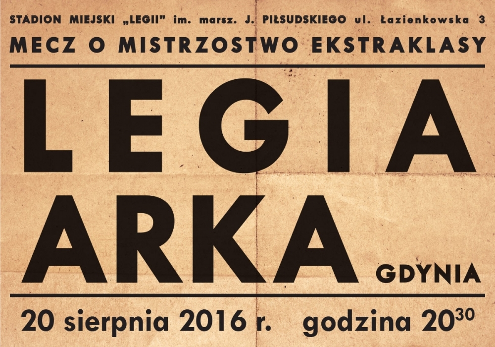 News: Bilety na mecz z Arką