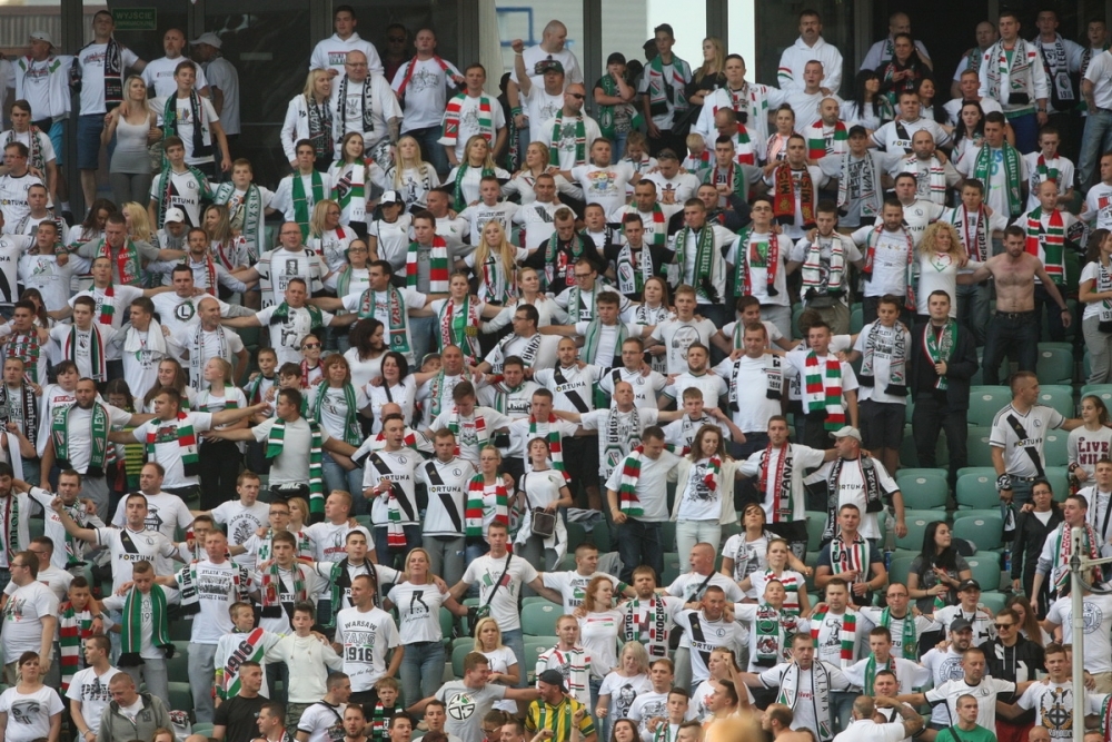 News: Doping kibiców Legii na meczu o Superpuchar