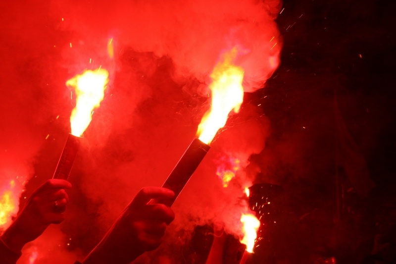 News: Stulecie Legii na Gocławiu - racowisko wokół jeziorka