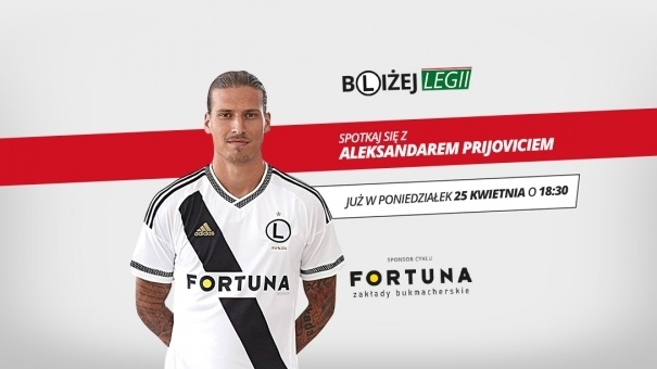 News: Prijović gościem cyklu B(L)iżej Legii