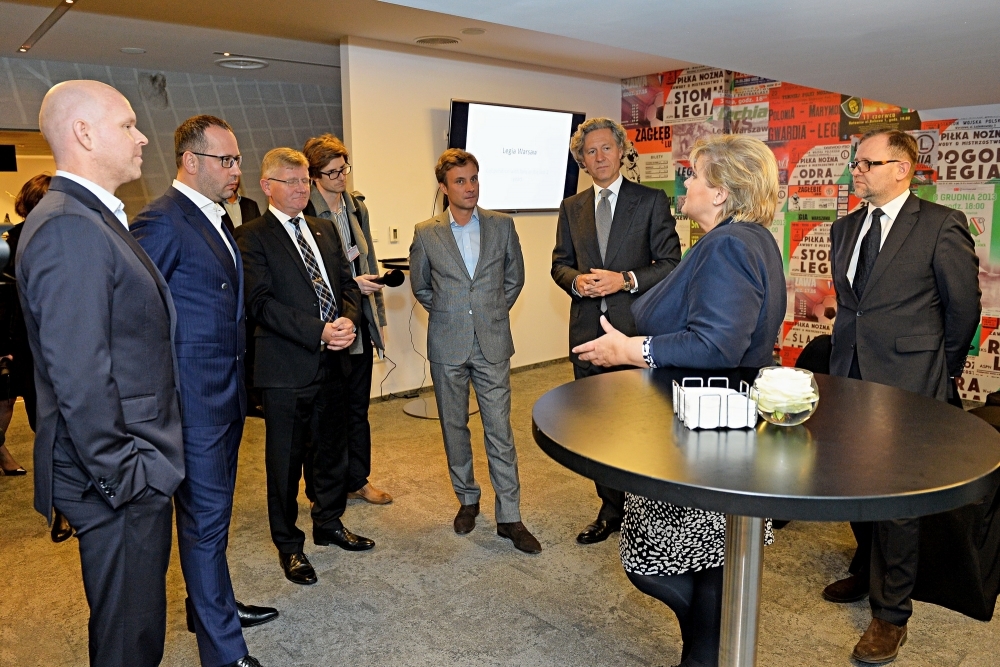 News: Premier Norwegii z wizytą na Legii