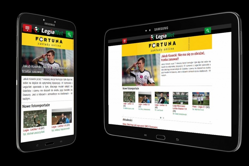 News: Nowa mobilna wersja Legia.Net