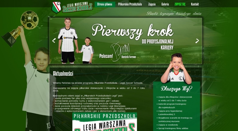 News: Legia wychodzi do przedszkolaków