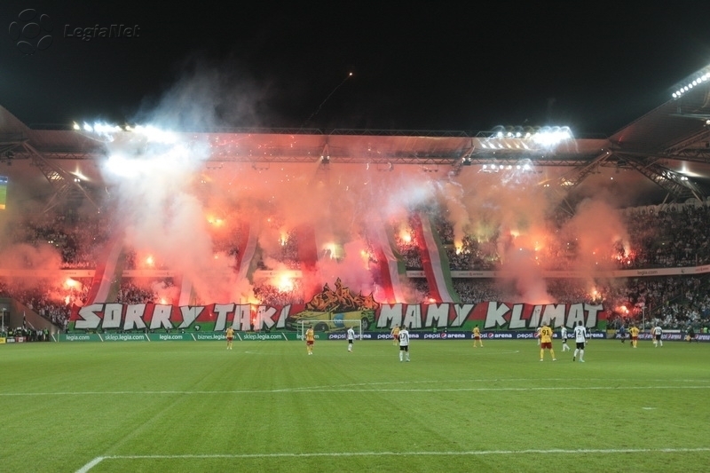 News: Oprawa na meczu z Koroną - "Sorry, taki mamy klimat"