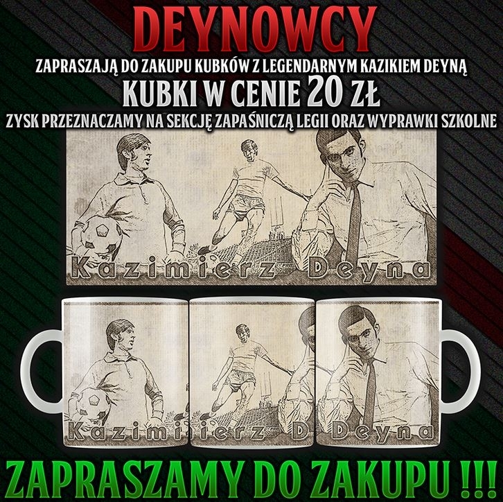 News: Kubki z podobizną Deyny - pomoc dla sekcji zapasów