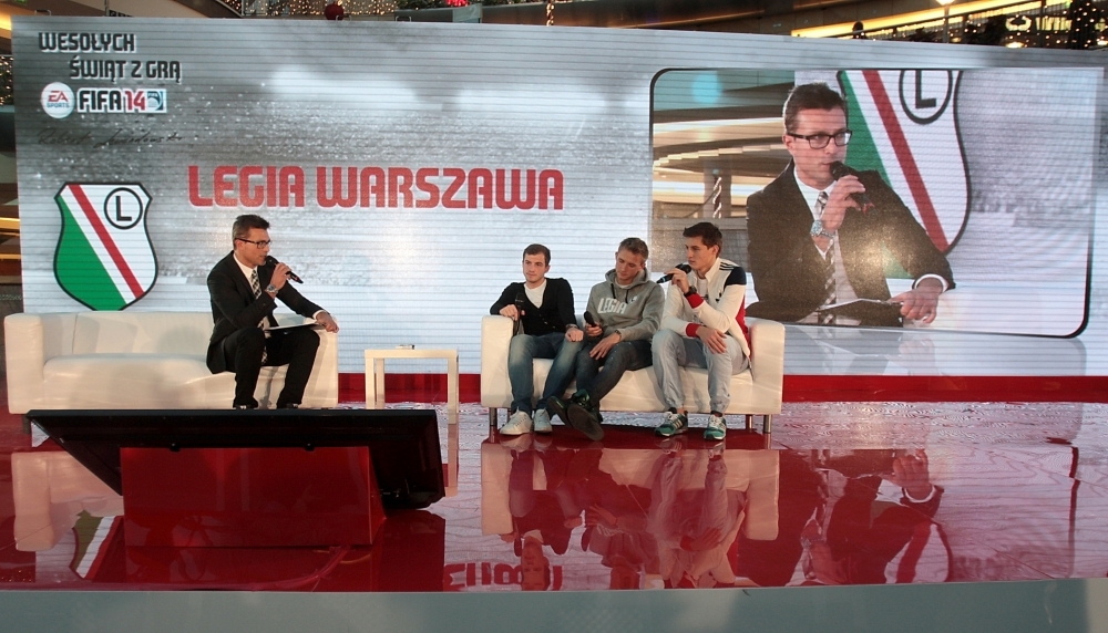 News: Legioniści promowali FIFA 14