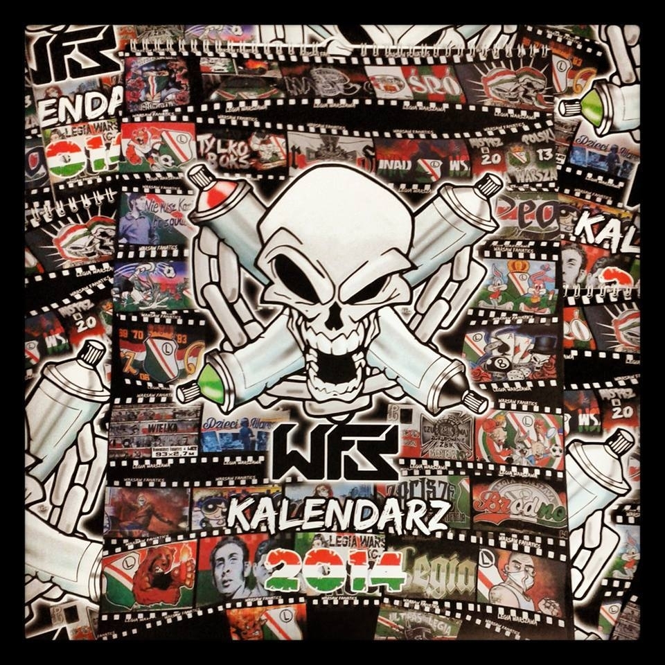 News: Kalendarz z legijnymi graffiti od grupy WFS