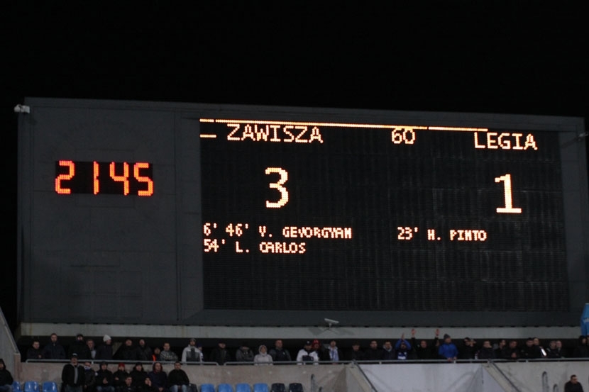 News: Zawisza Bydgoszcz - Legia Warszawa 3:1 (1:1) - Błędny mecz