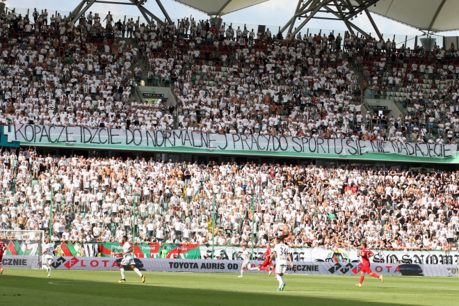 Legia - Zagłębie 2:1 (1:0) - Legia lepsza w meczu przyjaźni