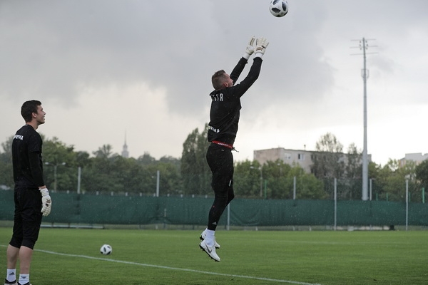 Legia i Cork trenowały przy Łazienkowskiej - wideo