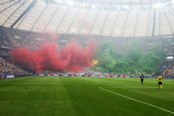 Oprawy kibiców Legii na finale z Arką