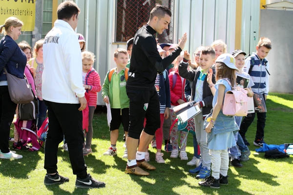 Trenowali przed meczem z Wisłą Kraków, zabrakło Mączyńskiego