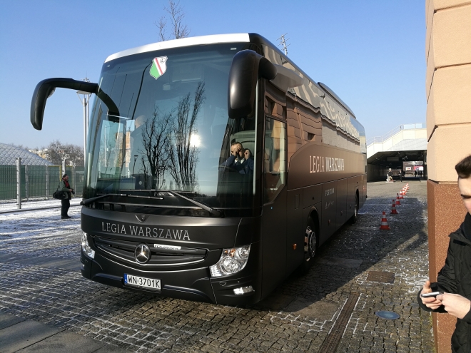Nowy autokar Legii Warszawa