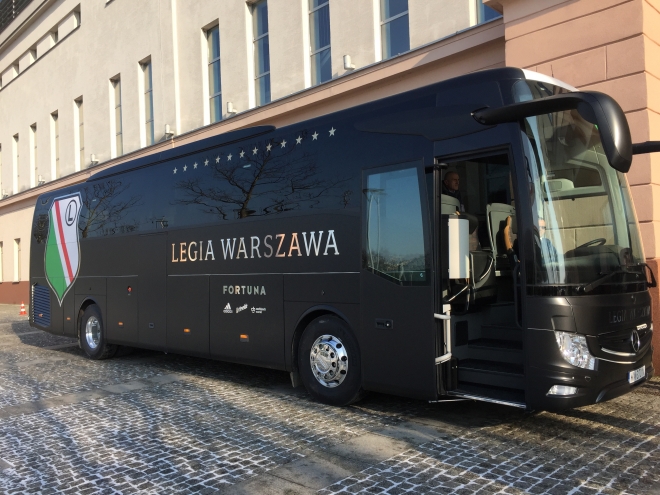 Nowy autokar Legii Warszawa