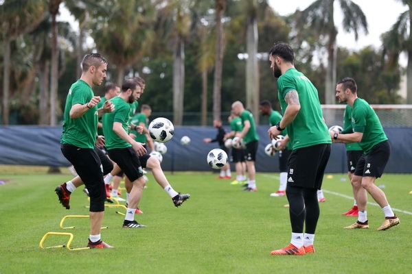 Ostatni trening przed Barceloną