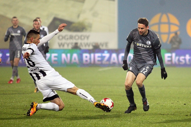 Sandecja - Legia: 2:2 (0:1) - Nadal bez wygranej w Niecieczy