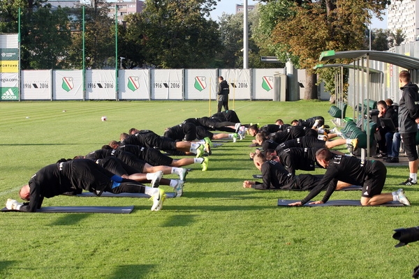Trwają przygotowania przed meczem z Cracovią