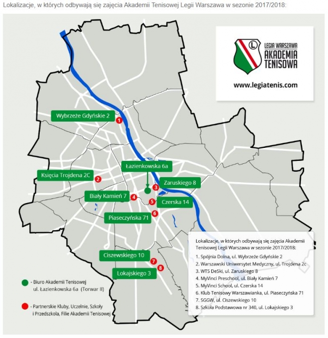 Nabory do szkoły tenisa na sezon 2017/2018