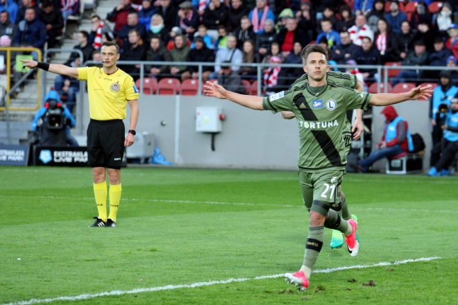 Cracovia - Legia 1:2 (1:1) - Wygrana przed podziałem