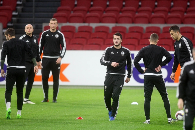 Legioniści trenowali na Amsterdam ArenA