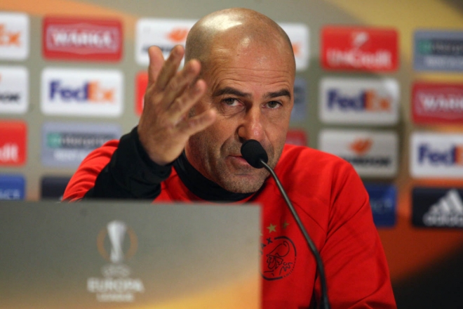 Bosz i Sinkgraven przed meczem z Legią