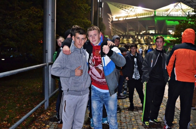 Dzieciaki z Drawska Pomorskiego na meczu Legii z Lechem