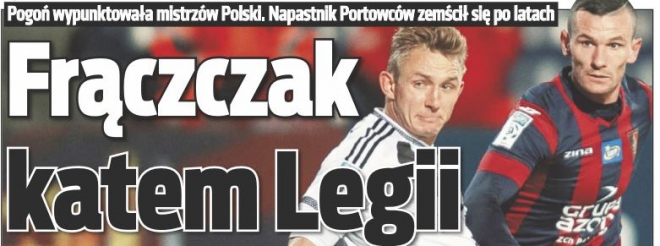 Przegląd prasy: Frączczak katem Legii