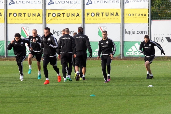 Ostatni trening przed meczem z Pogonią