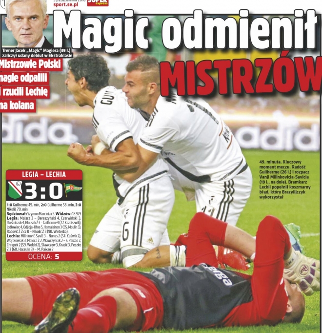 Przegląd prasy: Magic odmienił mistrzów
