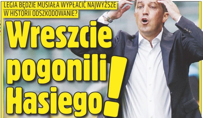 Przegląd prasy: W końcu pogonili Hasiego