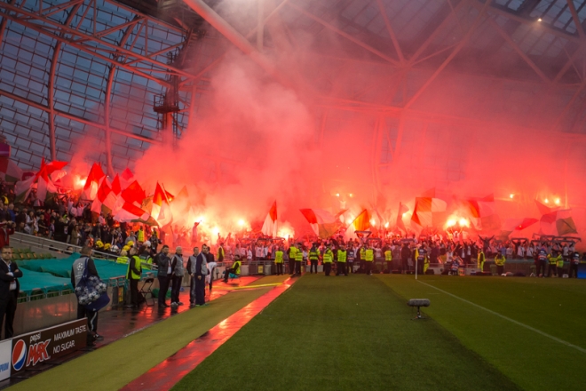Fotoreportaż z meczu z FC Dundalk