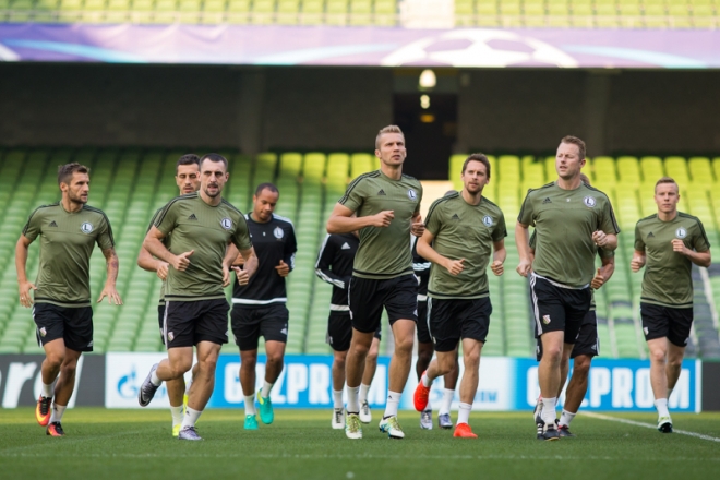 Legioniści trenowali przed meczem z Dundalk