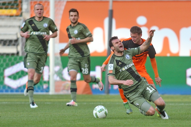 Zagłębie - Legia 2:0 (2:0) - Miedź w Lubinie drożeje