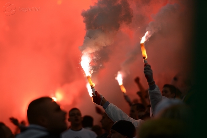 Legia - Śląsk 1:0 - Wygrana w blasku jubileuszu ultrasów
