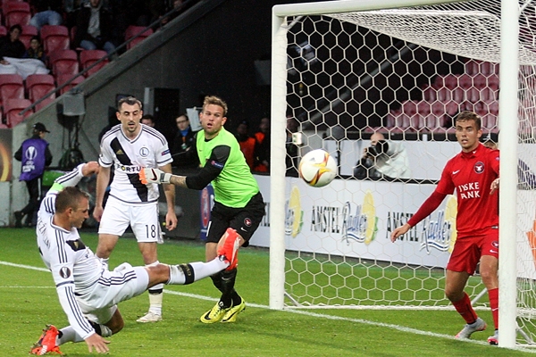 FC Midtjylland - Legia Warszawa 1:0 (0:0) - Porażka po samobóju