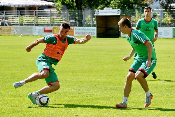 Leogang: Trening w pełnym słońcu