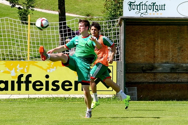 Leogang: Trening w pełnym słońcu