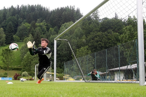 Leogang: Poranny trening bramkarzy