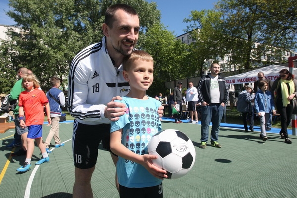 Piknik sportowy na Powiślu z Michałem Kucharczykiem