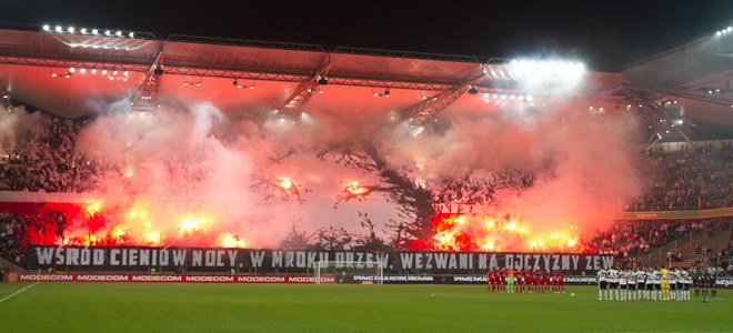 Fotoreportaże z meczu z Podbeskidziem
