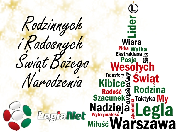 Świąteczne, legijne e-kartki