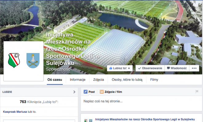 Część mieszkańców Sulejówka chce integracji z Legią