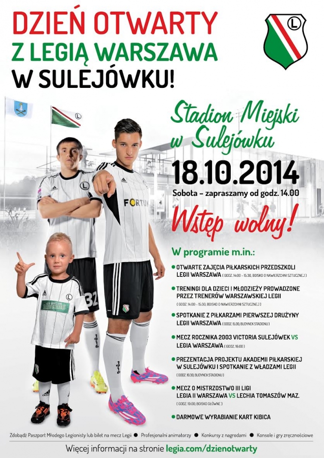 Dzień otwarty z Legią w Sulejówku