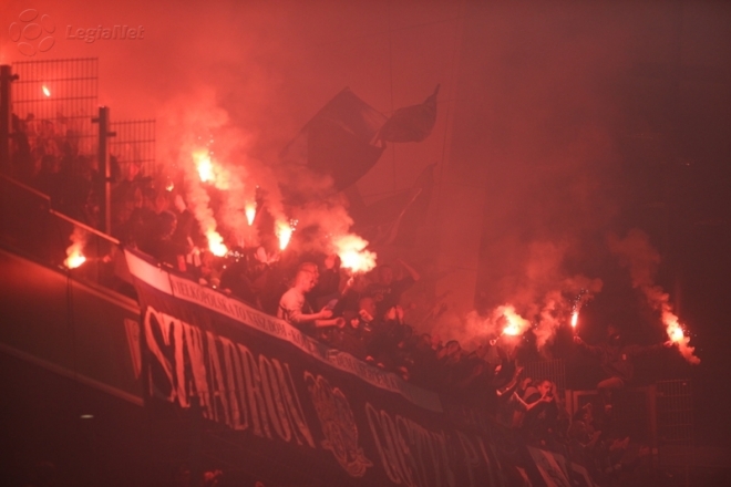 Fotoreportaże z meczu z Lechem