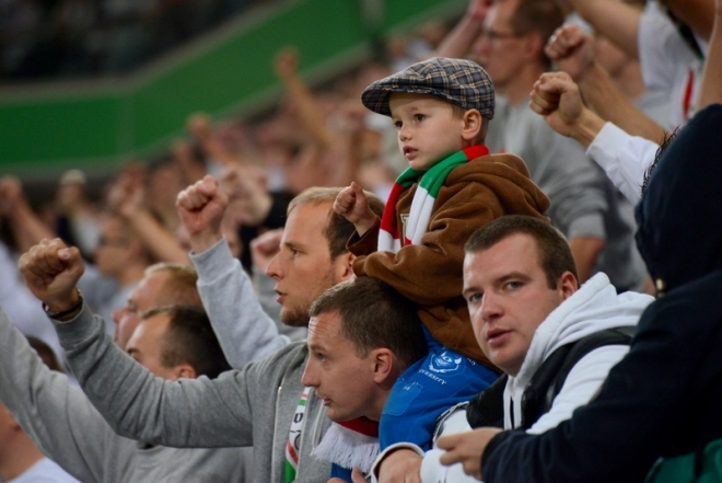 Fotoreportaże z meczu z Lechem