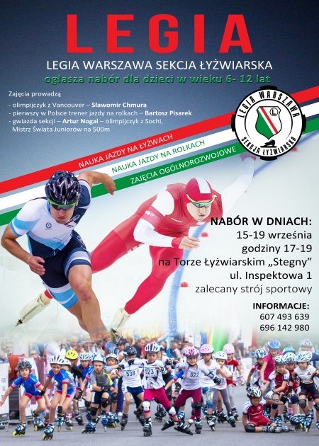 Nabór do sekcji łyżwiarstwa szybkiego