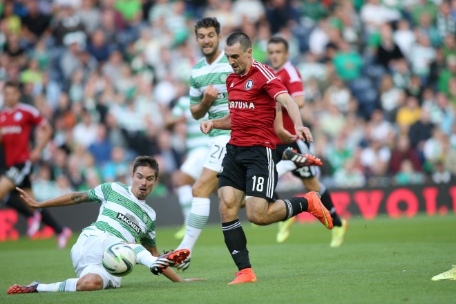 Celtic - Legia 0:2 (0:1) - Do Ligi Mistrzów jeden krok