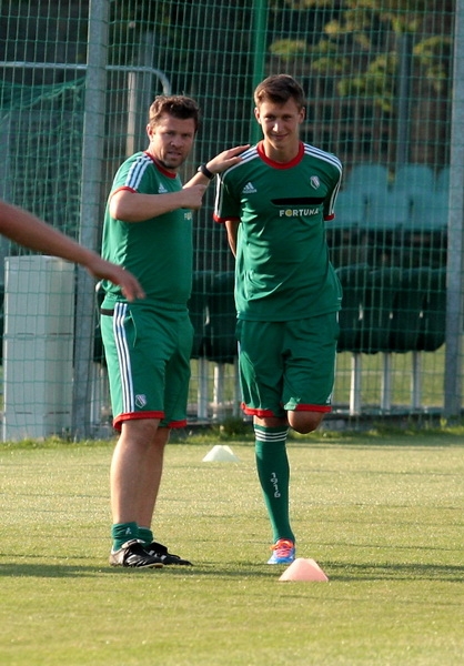 Krystian Bielik trenował z Legią