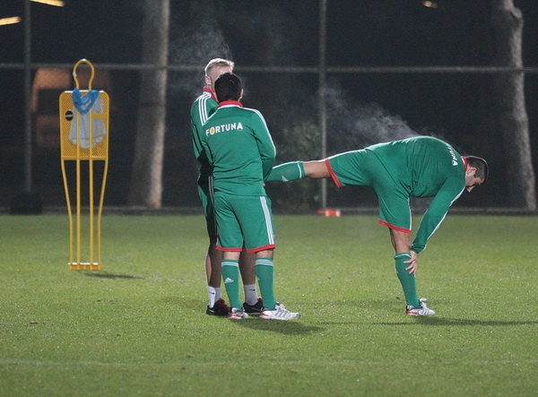 Popołudniowy trening w grupach